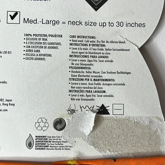 DOG Bandanas Halloween NeckTies NEW LOT of 3 Black Orange 2 size SM 1 size M/L - Picture 10 of 16